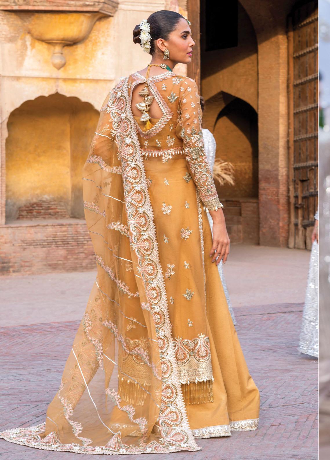 Dastangoi Embroidered Wedding Collection '23 By Afrozeh AWE-23-V1-09 Shafaq