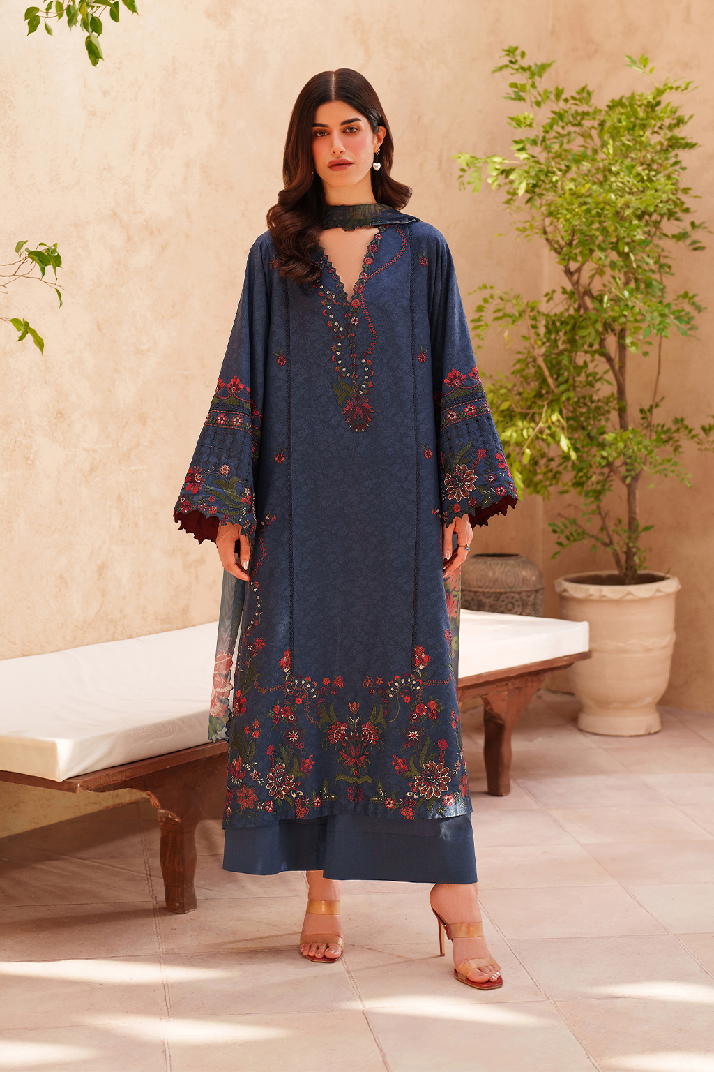 Iznik Eid Lawn '26 | EL-01 Embroidered Lawn