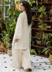 Embroidered chikankari lawn sleeves of PEARLISTA by Elaf