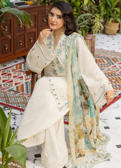 Elaf | EEC-1B PEARLISTA | CHIKANKARI WITH CHIFFON
