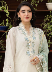 Elaf | EEC-1B PEARLISTA | CHIKANKARI WITH CHIFFON