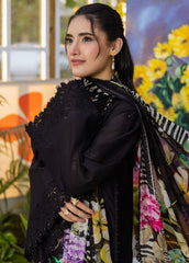Embroidered organza neckline piece for Queen of Dusk by Elaf