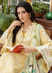 Elaf | EEC-2B BUTTER BLOOM | CHIKANKARI WITH CHIFFON