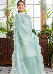 Solid dyed lawn back of EEC-3A PARISIAN unstitched suit