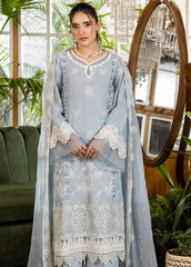 Elaf | EEC-3B SKY DREAM | CHIKANKARI WITH CHIFFON