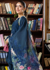 Elaf | EEC-4B SERENAIRE | CHIKANKARI WITH CHIFFON