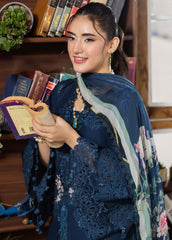 Elaf | EEC-4B SERENAIRE | CHIKANKARI WITH CHIFFON
