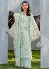 Elaf ELH-4B Frostel Lawn Suit Front View | Luxury Lawn 2025