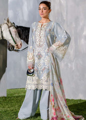 Elaf ELH-7B Issabel Luxury Lawn Suit - Front View