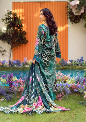 Back View of Elaf EPS-4A Digital Print Lawn Shirt