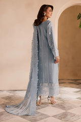 Back embroidery design of AVIRA dress from Miraal Luxury Chiffon