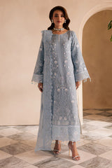 Front embroidered chiffon shirt of AVIRA by Emaan Adeel