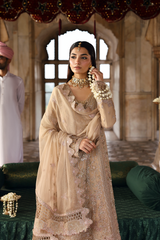 Organza dupatta pallu detail on Emaan Adeel SHAHNOOR