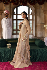 Organza dupatta pallu detail on Emaan Adeel SHAHNOOR