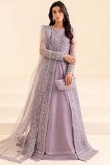 Embroidered front bodice of Farasha Fuchsia Fantasy dress