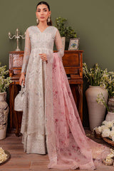 Embroidered front bodice of Farasha Isabel net formal dress