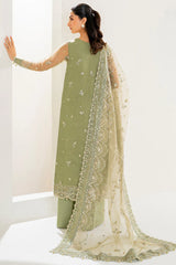 Farasha Perry Net Dress - Back Embroidery Detail