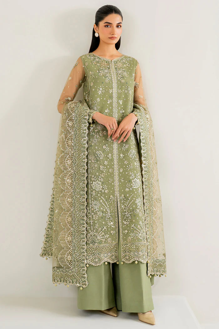 2.5 Yard Net Dupatta - Farasha Perry Collection