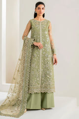 Farasha Perry Embroidered Net Formal Dress - Front View