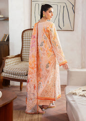 Coordinated digital printed dupatta of FL-3A from Luxury Print '25