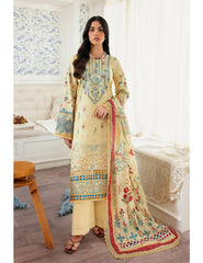 Florent ZY-03A Unstitched Lawn Suit - Embroidered Front Detail