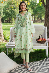 Embroidered lawn front panel of HumDum D-02 summer suit