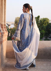 ntricate Back Embroidery on HussainRehar Fira Lawn Suit