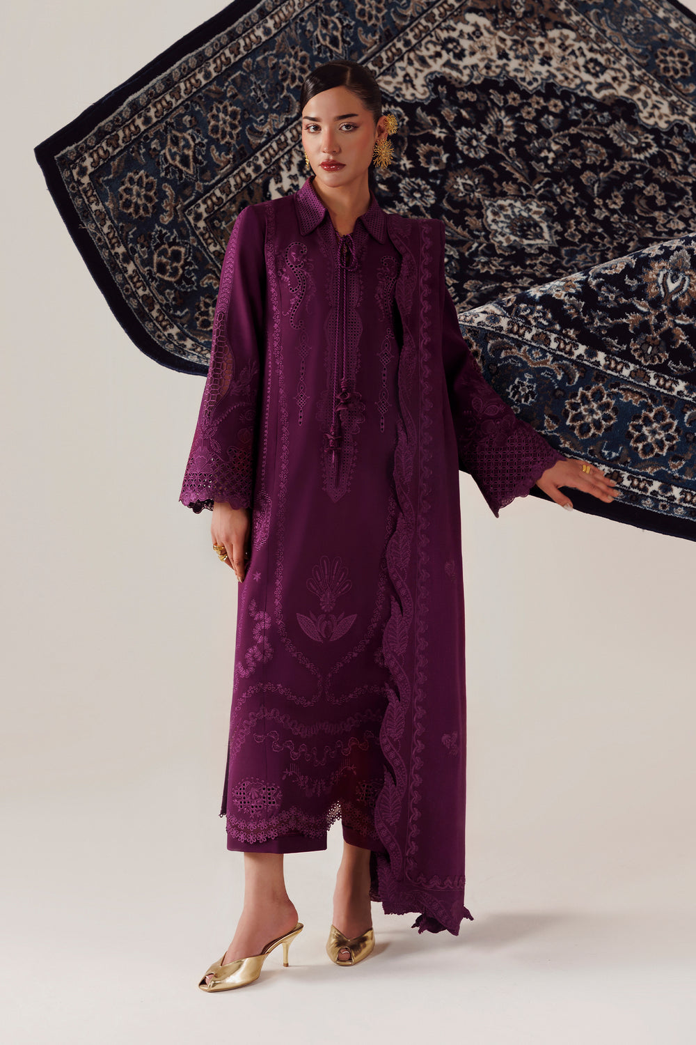 Qalamkar Qline Linen '26 | QLW-07 MAHEEN