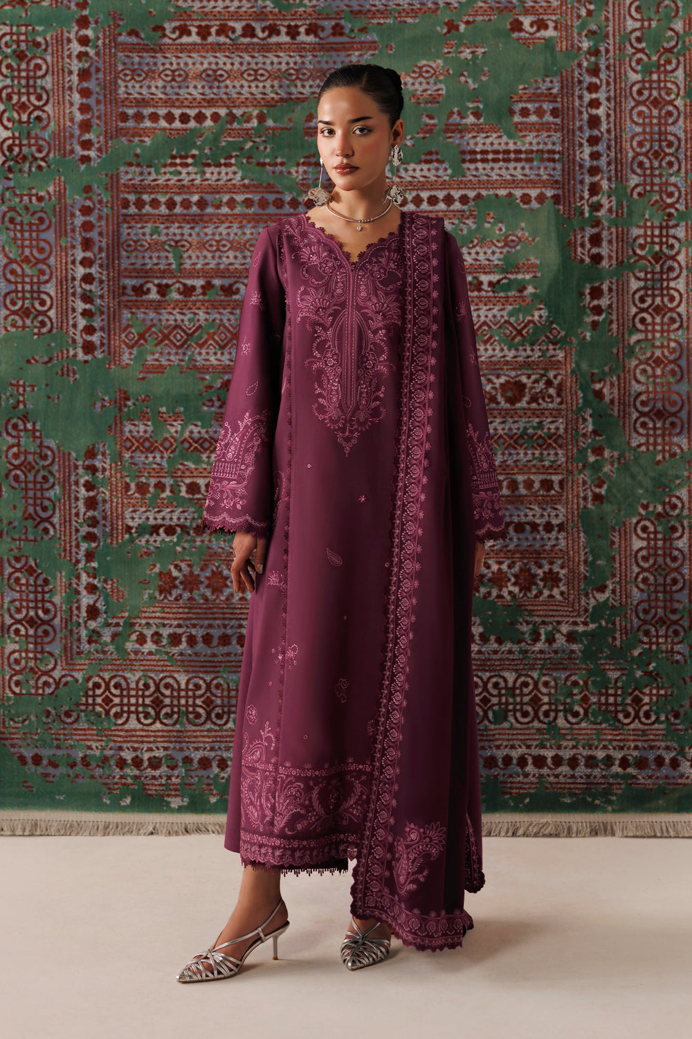 Qalamkar Qline Linen '26 | QLW-14 FARWA