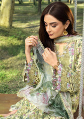 Elaf Chikankari Prints With Chiffon Dupatta '26 | ERC-6A EYRA