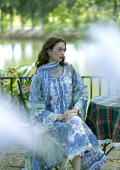 Elaf Signature - Embroidered Prints Collection With Chiffon Dupatta '26 | ESA-8B ANASTASSIA