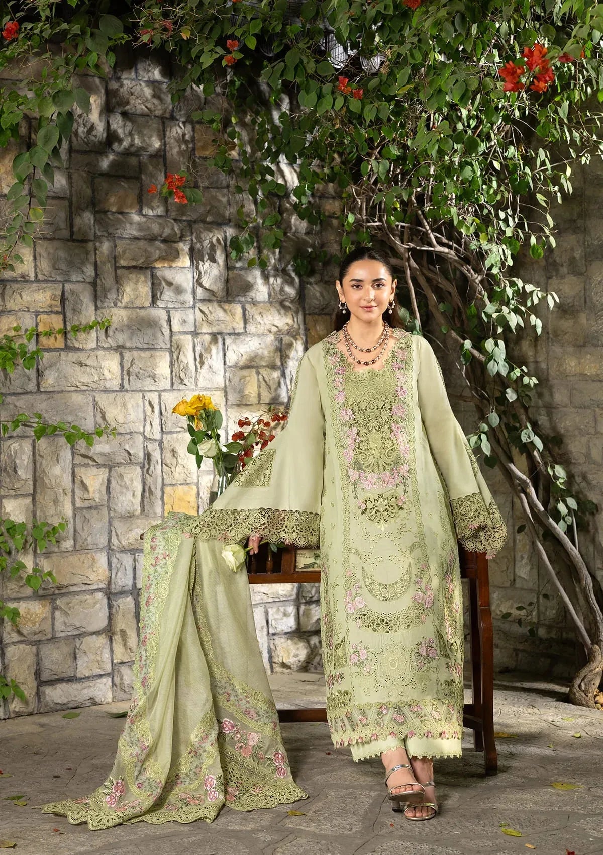 Elaf Luxury Lawn '26 | ELY-11 SPANISH MUSE