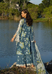 Elaf Signature - Embroidered Prints Collection With Chiffon Dupatta '26 | ESA-7B SEA ENCHANTRESS