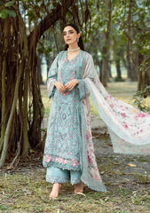 Elaf Chikankari Prints With Chiffon Dupatta '26 | ERC-2B BATIK