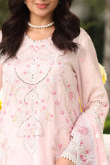 Imrozia & Serene SL 94 Janan - Embroidered Lawn Front with Organza Cutwork