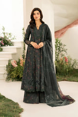 Iznik IFE-08 Embroidered Lawn Dress - Front View | Festive Edition