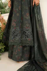 Intricate Organza Lace Detailing on Iznik Lawn Dress