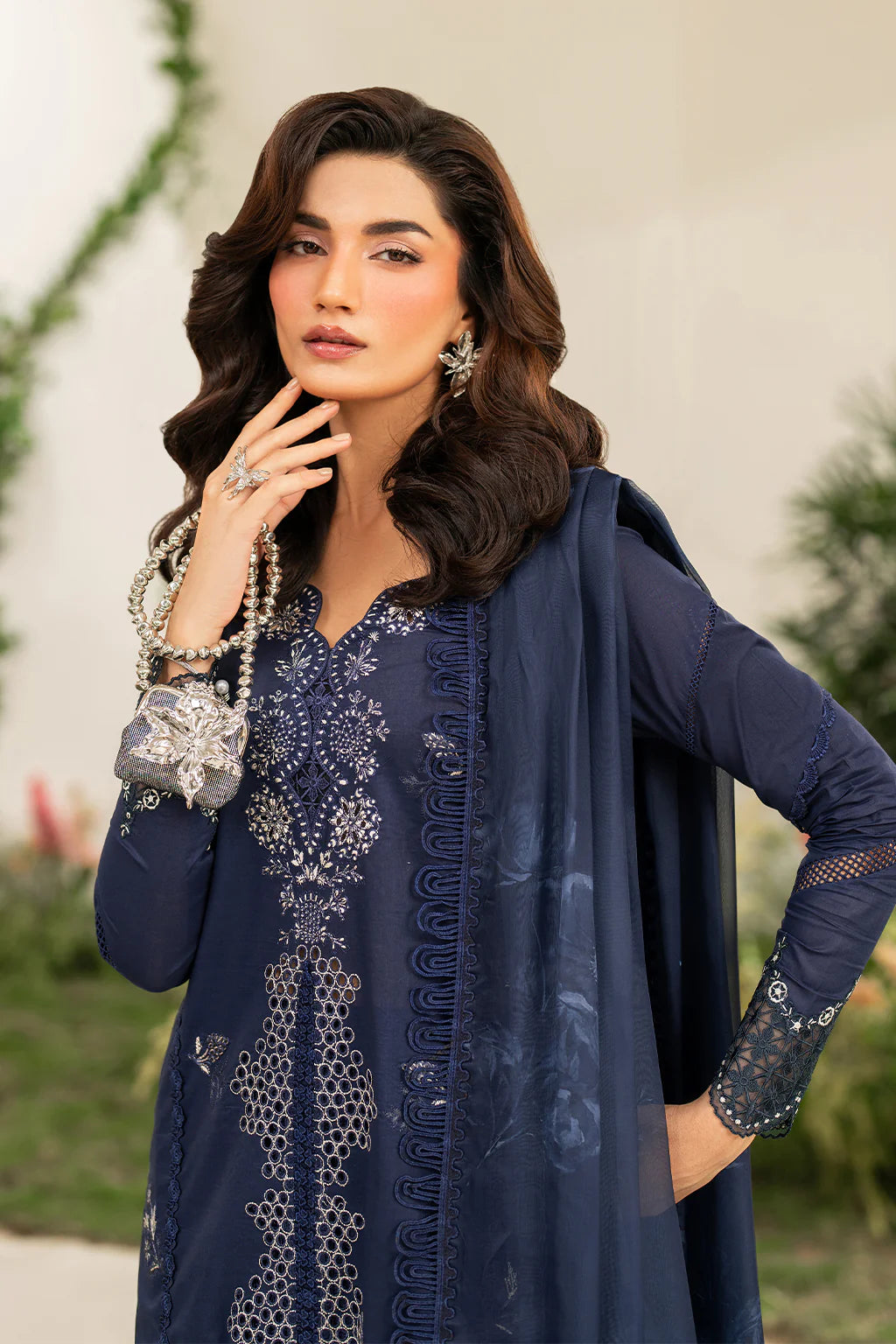 Organza Lace Sleeves - Iznik Festive Collection