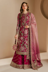 Jazmin WF'25-03 Embroidered Chiffon Wedding Formals – Front View