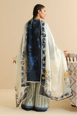 Back Detail of Zara Shahjahan Printed Shirt & Trouser Set