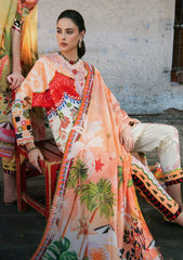 Organza Embroidered Neckline - Mushq Mulberry Tree
