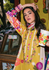 Mushq The Dream Lawn Suit - Front View (La Dolce Hemline Prints'25)