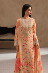 Ramsha Naqsh Embroidered Rawsilk | RS-207