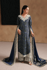 Ramsha Naqsh Embroidered Rawsilk | RS-204