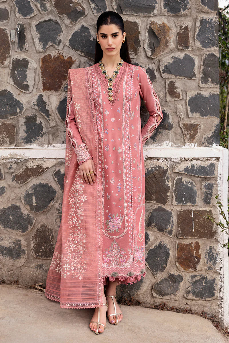Qalamkar DC-03 Moya Embroidered Lawn Shirt Set - Qlinekari Collection