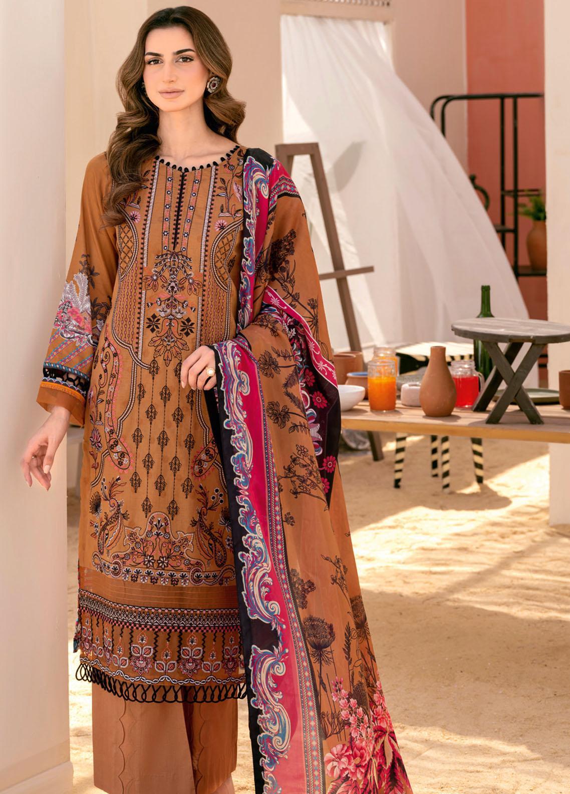 Riwayat Luxury Embroidered Lawn Vol 7 Collection '23 By Ramsha Y-710