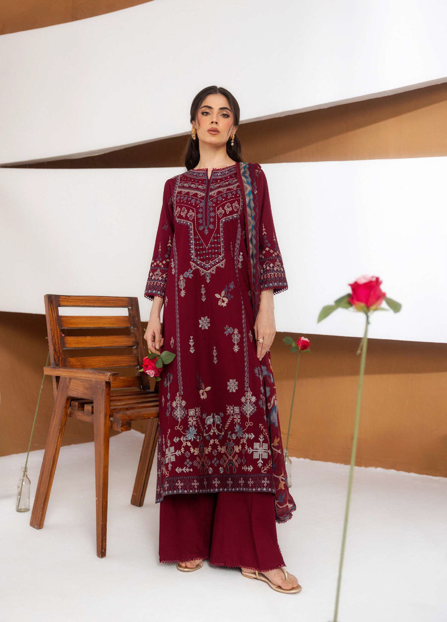 Florent | Zync Embroidered Viscose | FZZ-7A