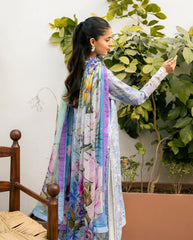 Digital Print Chiffon Dupatta - Roheenaz Aashiyana Lawn'25