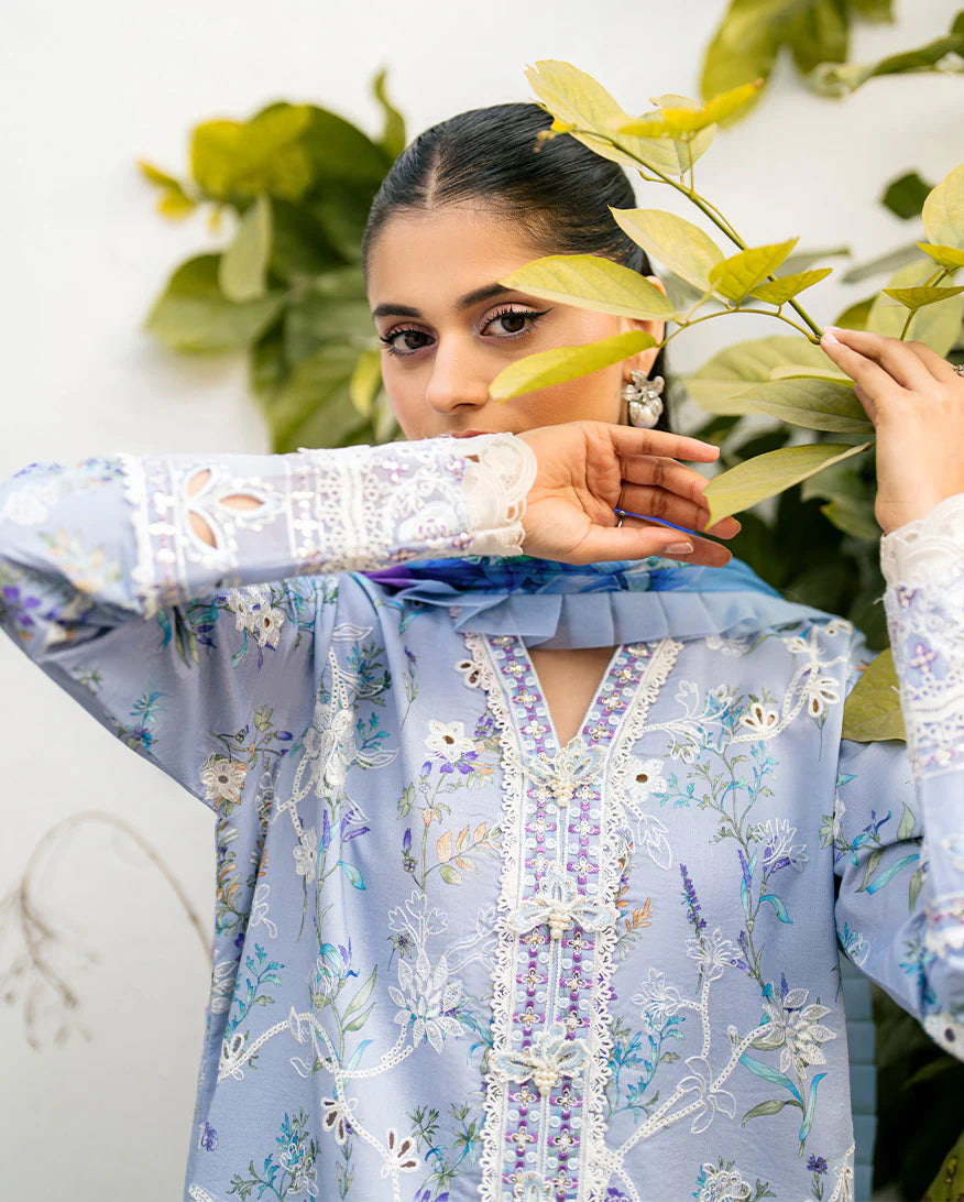 Hand-Embroidered Sleeve Lace - Areesha Lawn'25 Collection
