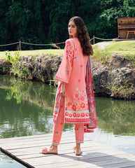 Digital printed chiffon dupatta of Roheenaz Berry Glint